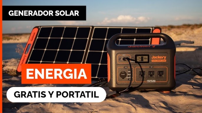 ENERGÍA GRATIS  Generador Eléctrico Solar Portátil ☀️ Review Jackery  Explorer 240 