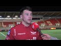 Ryan Conbeer reacts to try scoring PRO14 debut