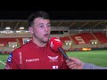 Ryan Conbeer reacts to try scoring PRO14 debut