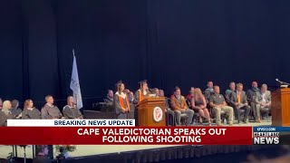 Cape Valedictorian speaks out following shooting