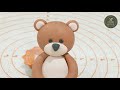 Teddy bear fondant cake topper