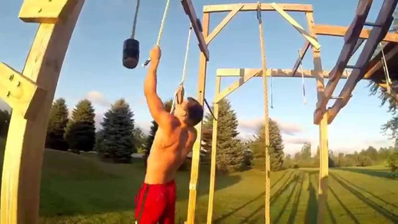 Ninja Warrior Training Swing Course YouTube