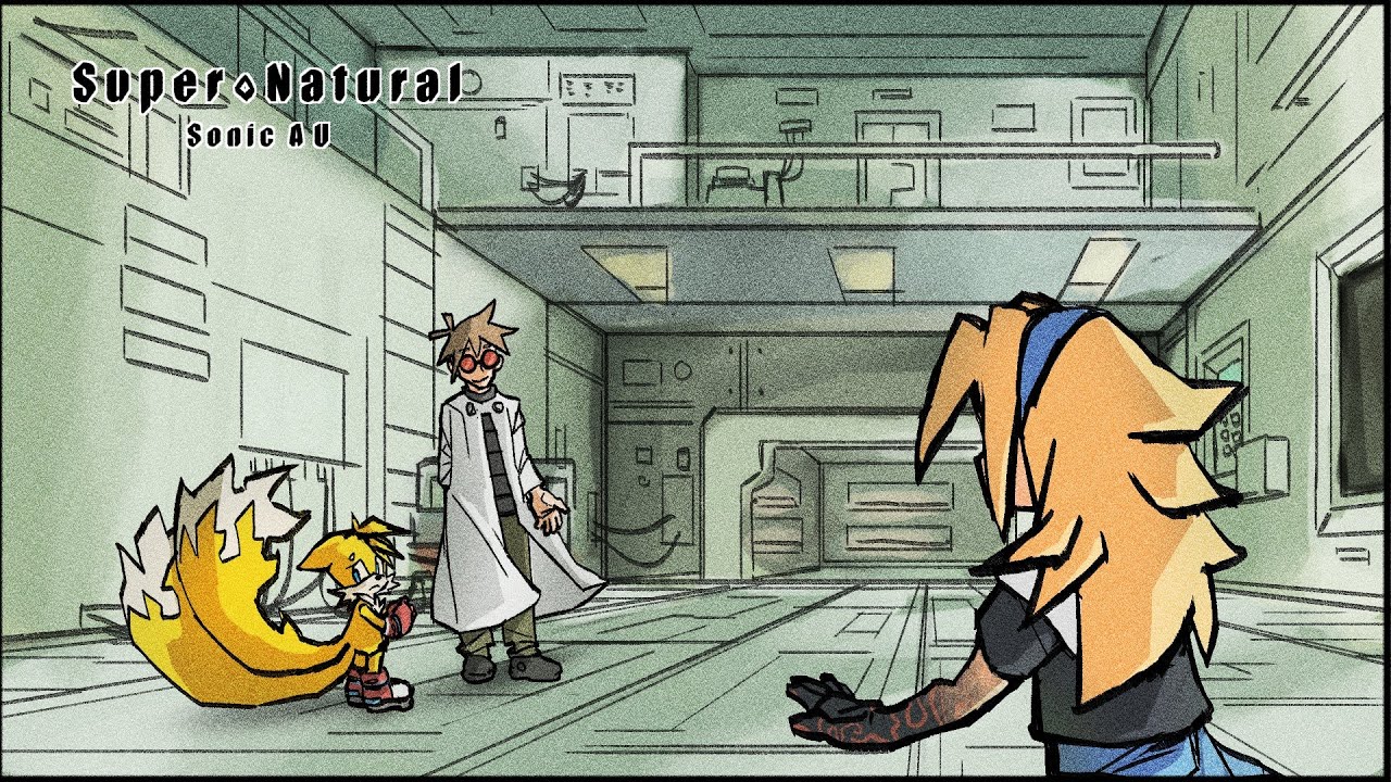 SuperNatural Sonic AU: New Kid - Tails and Maria (Flash Warning!)