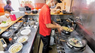 神戸）信じられない猛烈鍋さばきが炸裂する大衆町中華の満腹必須の究極グルメ丨Egg Fried Rice-Wok Skills in Japan