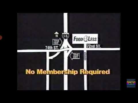 Food 4 Less 1988 Commercial