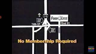 Food 4 Less 1988 Commercial