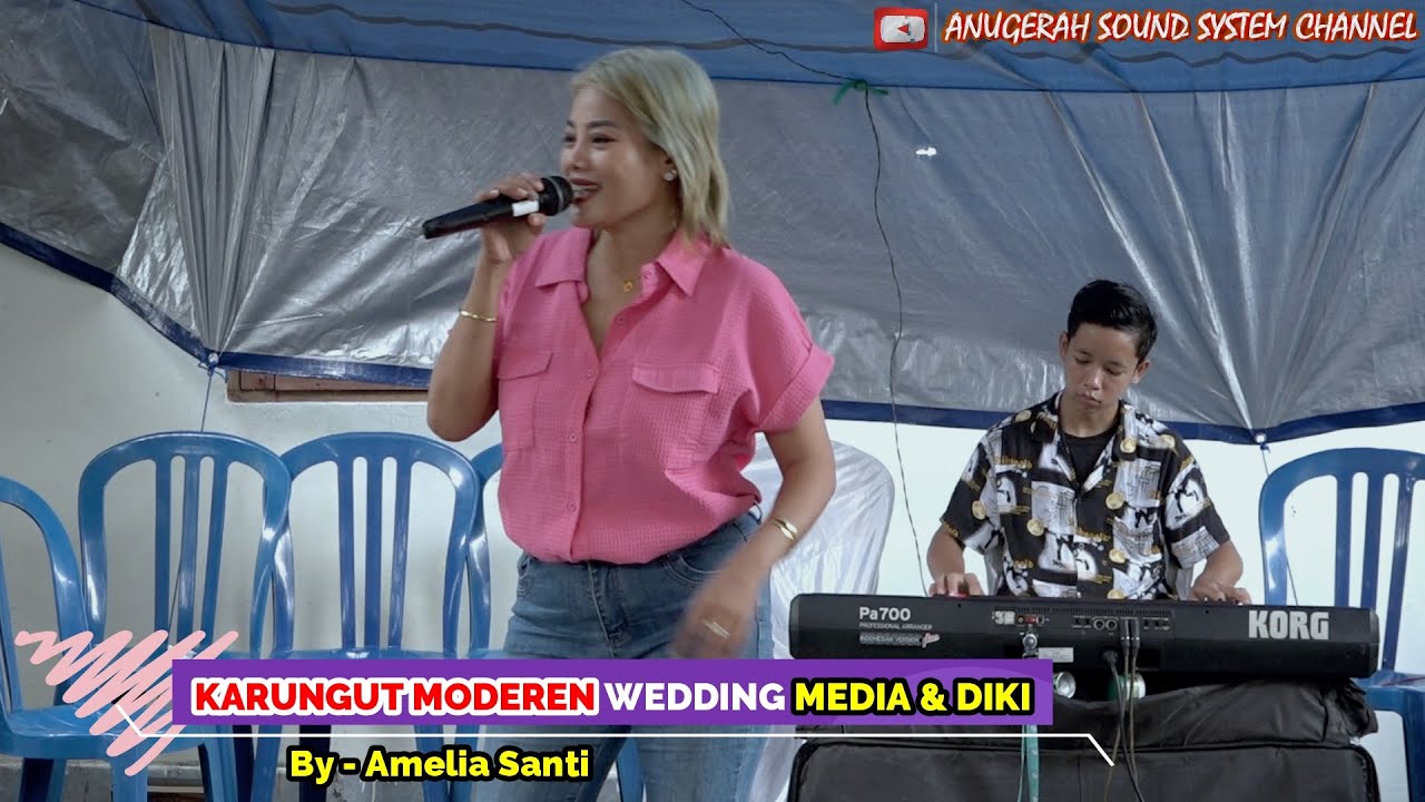 KARUNGUT MODEREN AMELIA SANTI WEDDING MEDIA & DIKI..