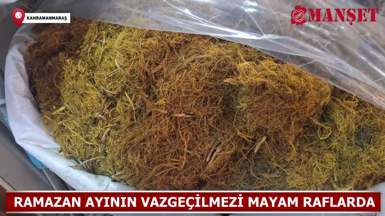 Ramazan ayının vazgeçilmezi mayam raflarda