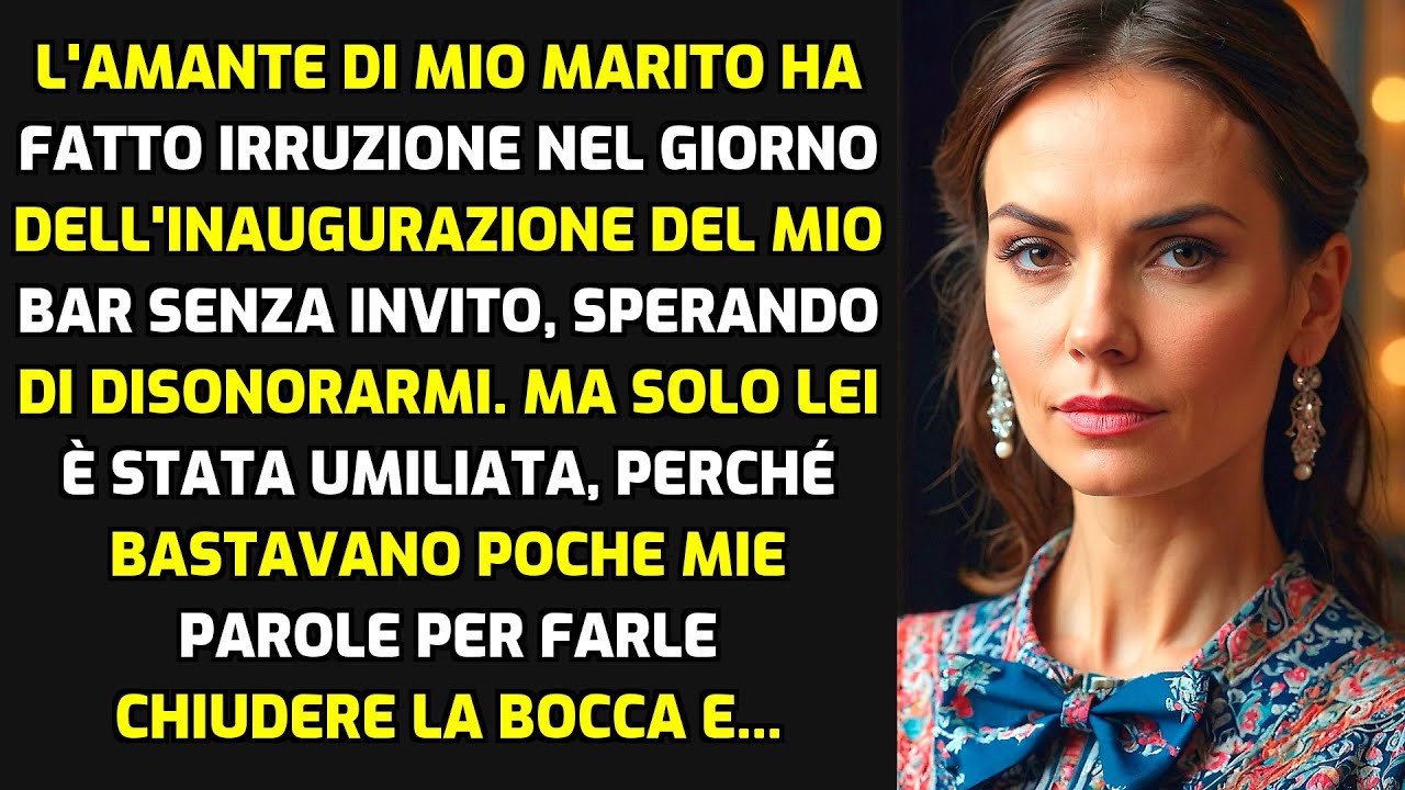 L'amante Di Mio Marito Ha Cercato Di Umiliarmi All'apertura Del Mio Bar. Ma... STORIE DI VITA