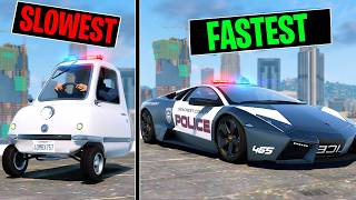 Every Time I Crash The Cops Cars Get Faster in GTA 5 RP