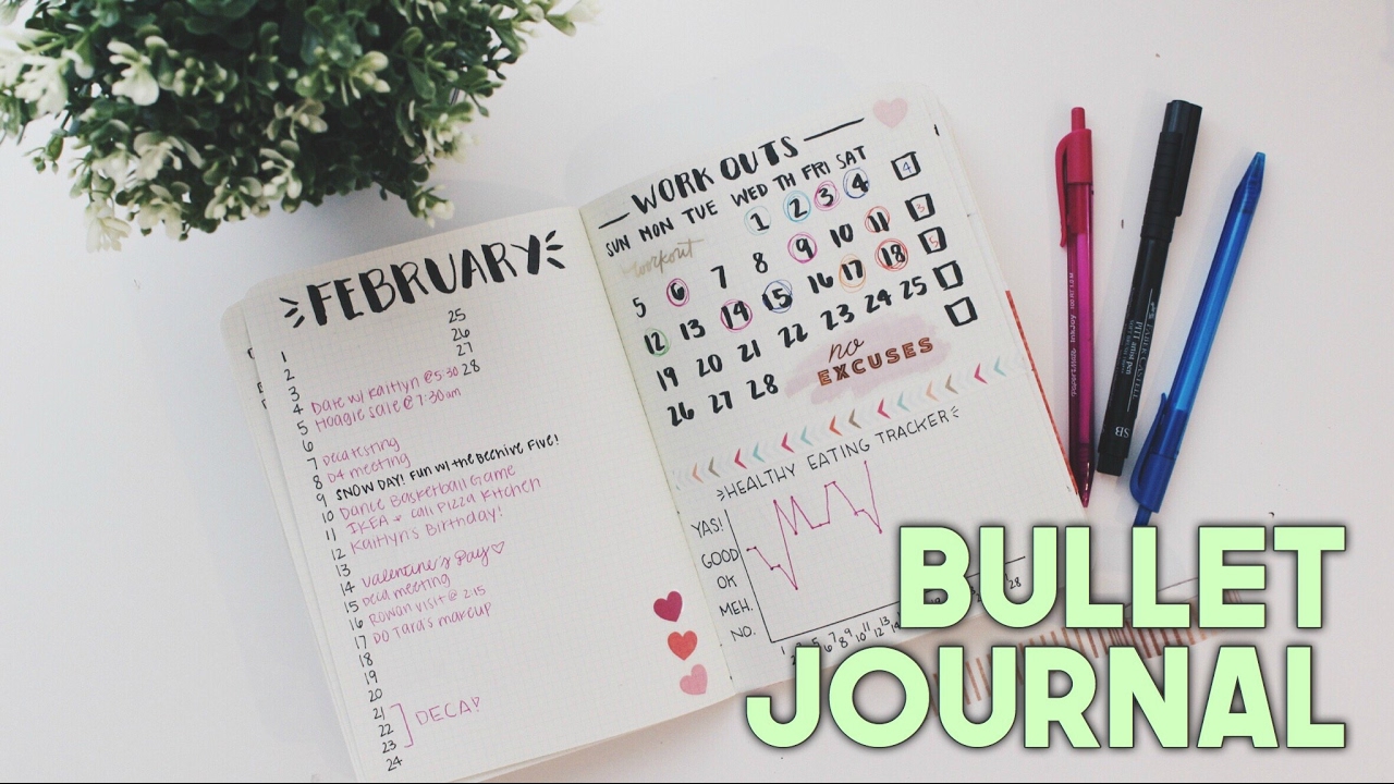 A Look Into My Bullet Journal | Reese Regan - YouTube