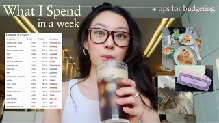 What I Spend in a Week as a 20 Year Old Living in London + 5 tips for saving and budgeting