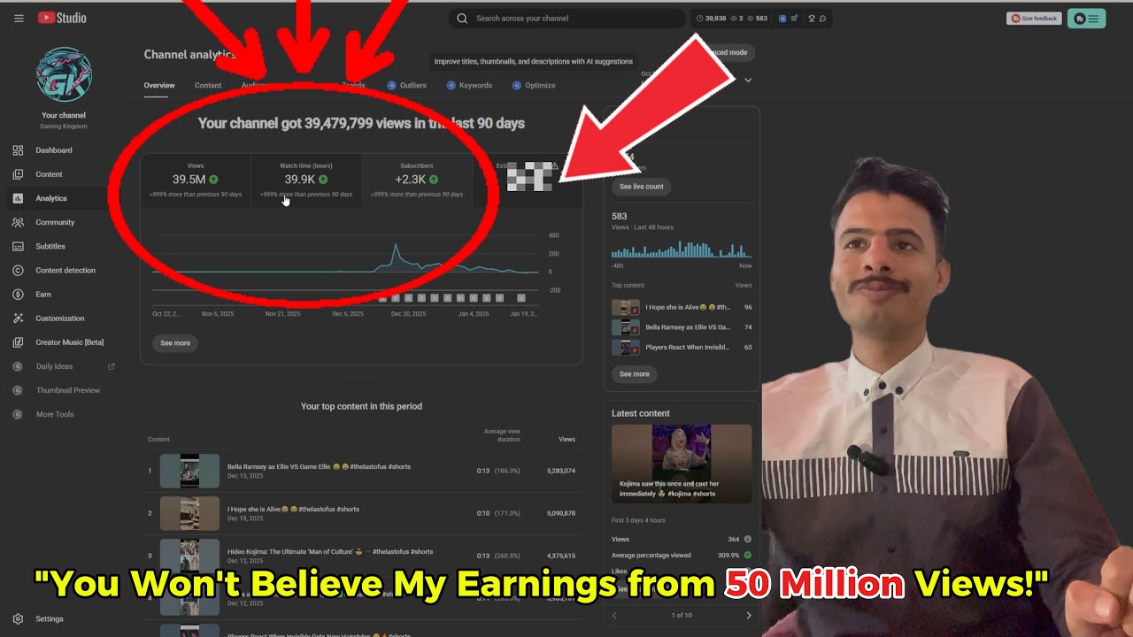 How Much YouTube Paid Me for 50M Shorts Views (Real Numbers)