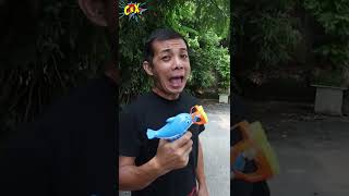 PERANG BUBBLE GUN MAINAN !