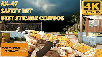 AK-47 | Safety Net | Best Sticker Combinations | CS2 Skin | In-Game Inspection & Showcase [4K]