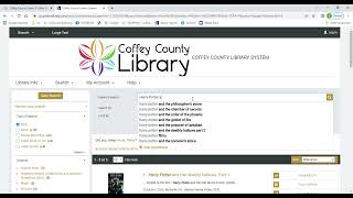 How To Search the Catalog and Place Holds