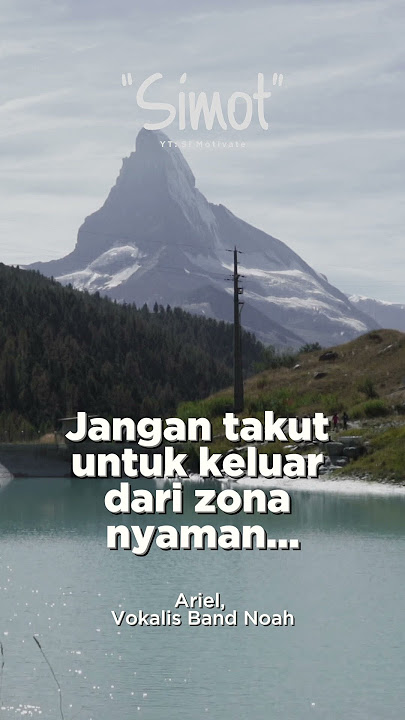 Kata Motivasi Ariel, Vokalis Band Noah | SI Motivate #Shorts #Quotes