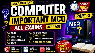 Important MCQ for COPA $$ CITS-CSA Entrance or Main Exam 