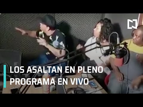 Asaltan estación de radio en vivo, en Sao Paulo, Brasil - Las Noticias
