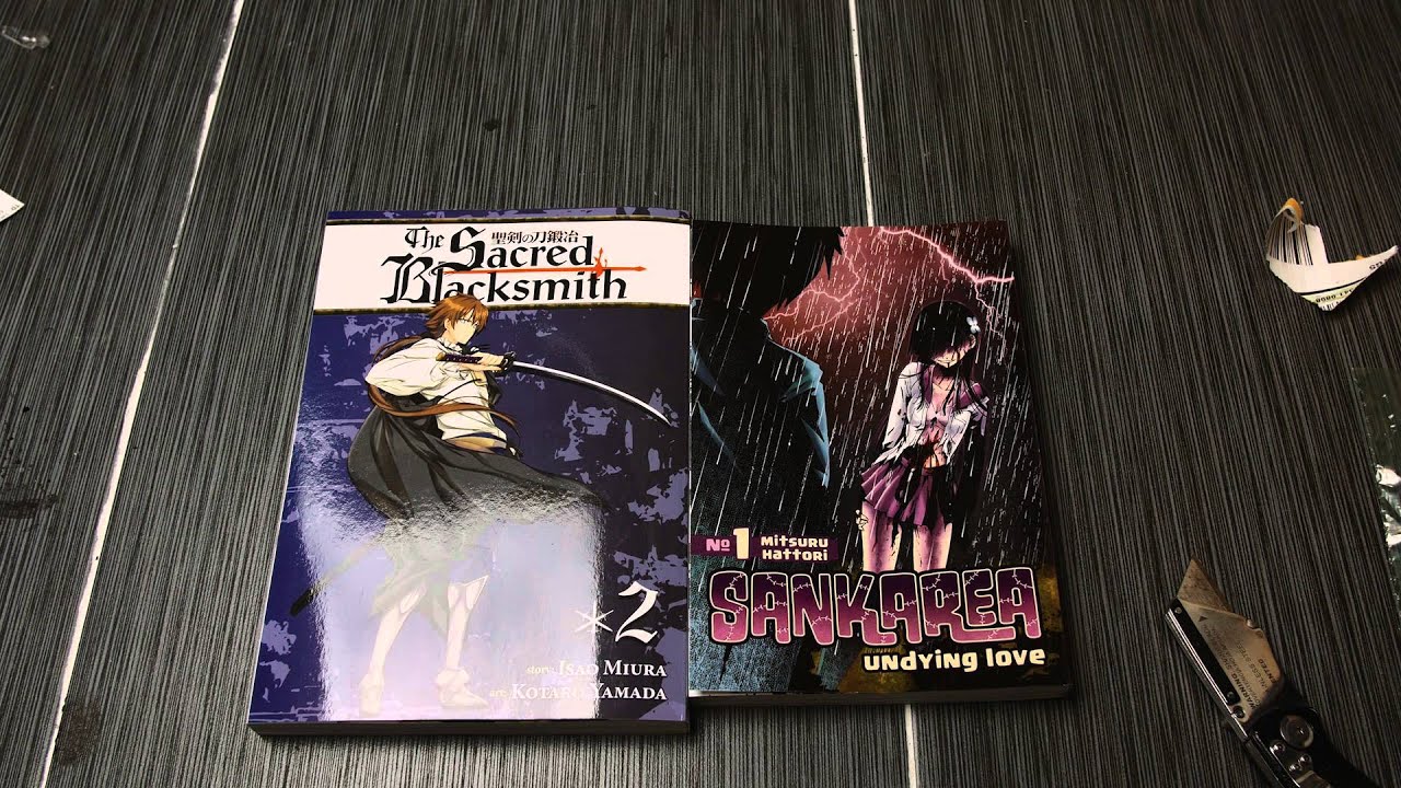 Manga Haul (#2 in April 2015) The Sacred Blacksmith & Sankarea