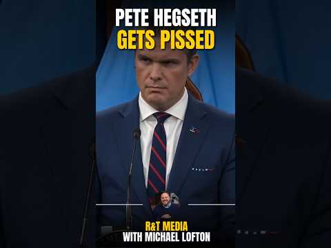 Pete Hegseth Goes Off on a Journalist