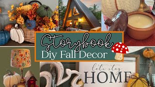 Cabin Inspired Fall Decor | No-Plug Lamp Hack