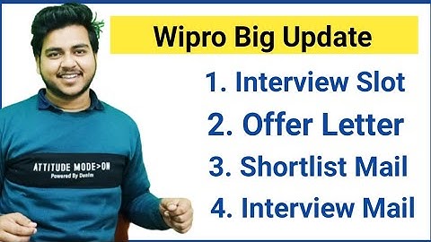 Wipro Big Update ! | Interview Slot Update | Offer Letter | Preparation |  Project Engineer |