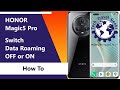 How to switch data roaming OFF or ON on the HONOR Magic5 Pro