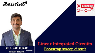 Bootstrap sweep circuit #intelugu #lic #ece #diploma