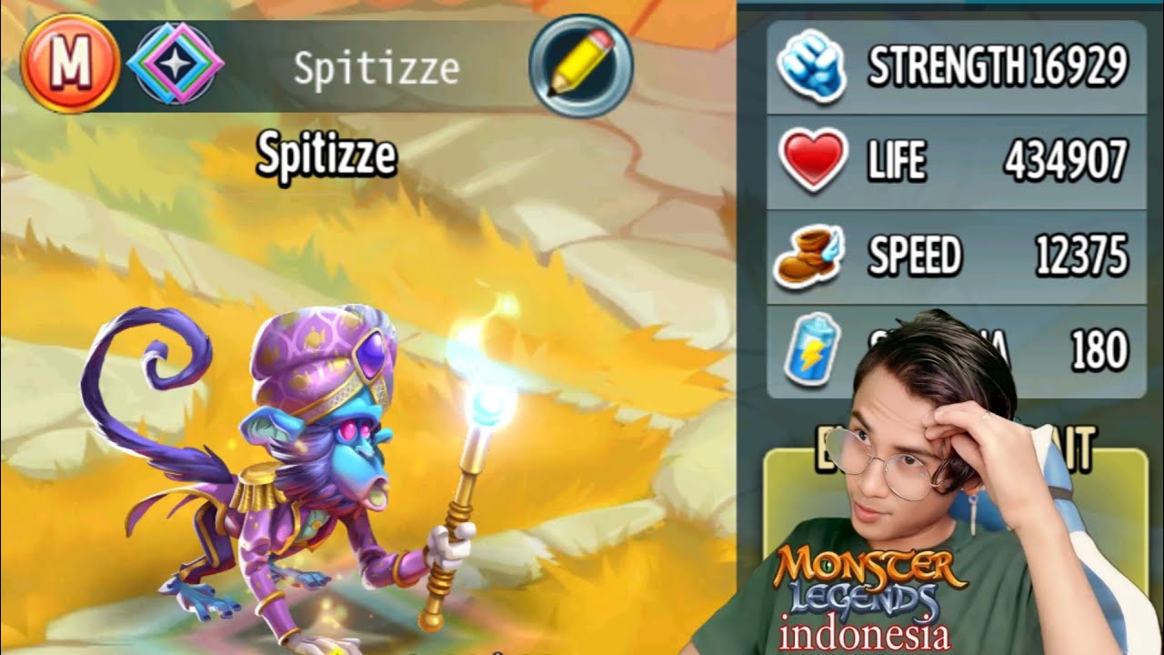 KENALIN NIH ANAKNYA ANCESTOR BABA BASHEER!! SPITIZZE Monster Legends ...