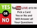 Live Pick a Card Yes or No and free live tarot reading