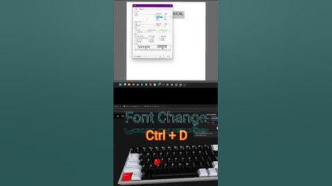 Change the Font l #keyboard #asmr #mechanicalkeyboard