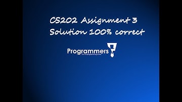 CS202 Assignment 3 Solution 2019 fall | cs 202 assignment no 3 solution fall 2019