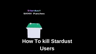 Roblox Ability wars how to kill stardust  users with this 4 abilities