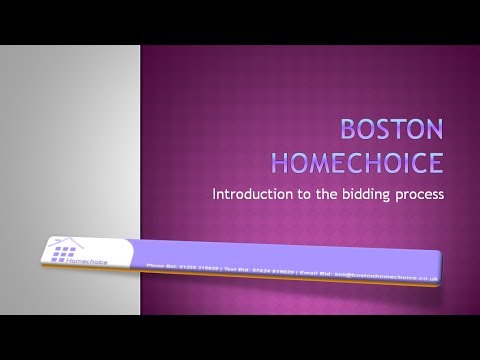 Boston Homechoice - An Introduction to the bidding process.