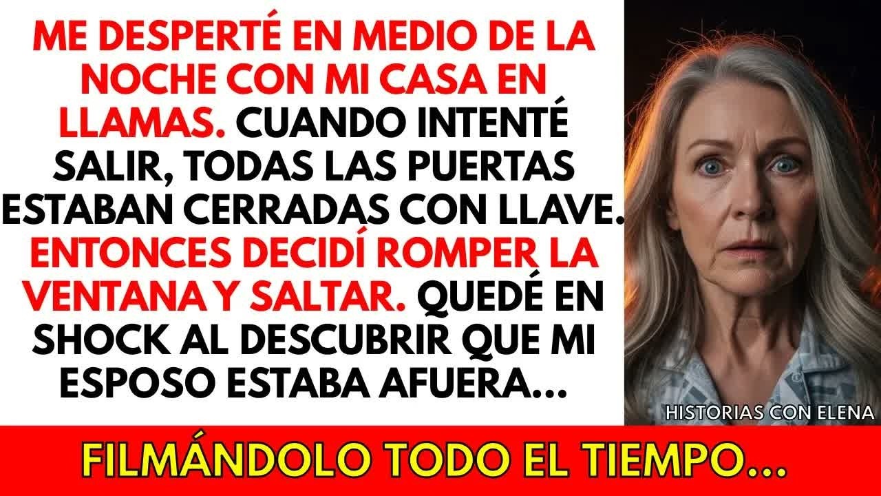 Salté por la ventana para huir del incendio… y me quedé paralizada al ver quién estaba afuera