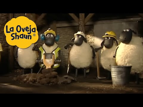 La Oveja Shaun 🐑 Ovejas de construcción 🐑 Dibujos animados para niños