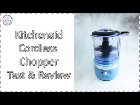 KitchenAid 5 Cup Cordless Food Chopper Blue Velvet