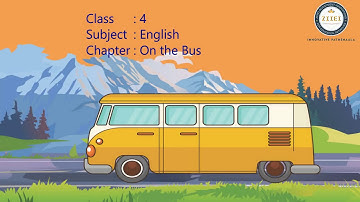 UP Board Class 4 English Lesson 18 On the bus