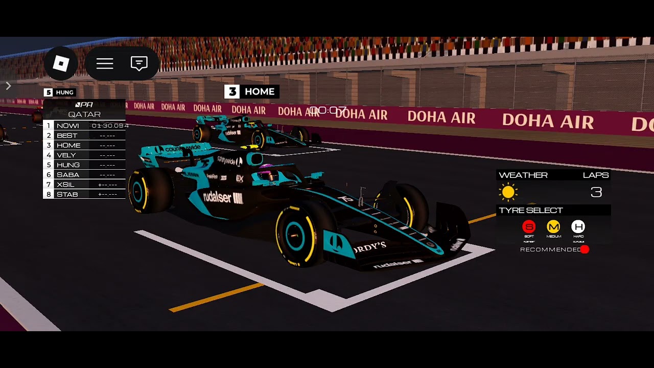 F1 race gameplay 💯🌟