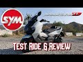 Sym MaxSymTL (2020) White - Test Ride & Review - VLOG251 [4K]