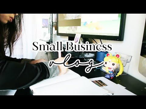 DAY IN THE LIFE OF AN ETSY AND SHOPIFY OWNER | Behind the Scenes Studio Vlog
