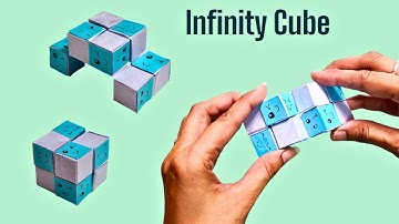 How to make Infinity Cube at home | Origami Fidget toy Paper Craft