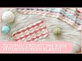 How to Crochet // Wave Stitch // Mini Skein Blanket // Easy Beginner's Crochet