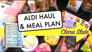 Aldi Haul & Meal Plan