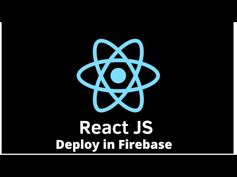 Host and Deploy ReactJs Website in Firebase.
