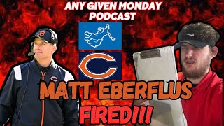 The Chicago Bears FIRE Matt Eberflus after SAD Loss to the Detroit Lions!!