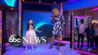 GMA Day's epic diva surprise for pint-sized singing superstar Malea Emma
