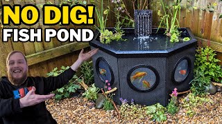 EASIEST fish pond for your garden! (A great home for goldfish)