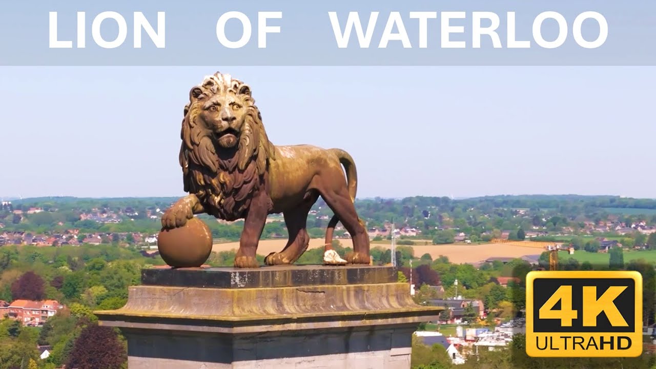 Lion of Waterloo | 4K Aerial